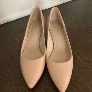 Worn once- Cole Haan Kitten Heel Shoes Size 6.5